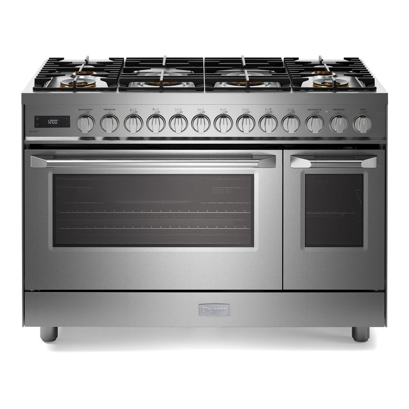 Verona Verona 48" Ultima Collection Dual Fuel Range with 6 Brass Burners and Griddle - Culinary Kitchen OKC