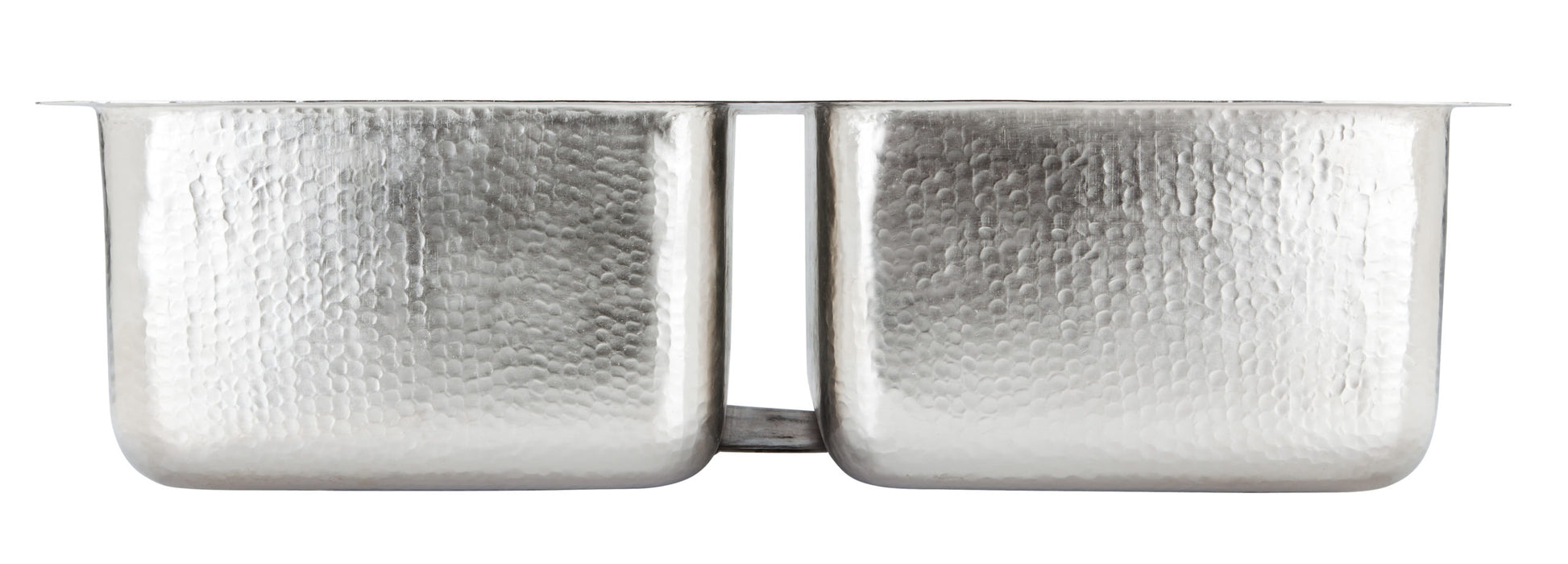 Thompson Traders Thompson Traders Villa Hammered Stainless Steel Double Bowl Kitchen sink - Culinary Kitchen OKC