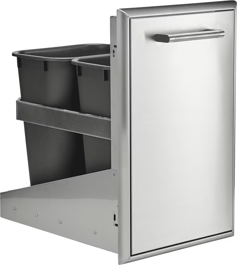 Coyote Coyote 18" Front To Back Trash Recycle Combo - Culinary Kitchen OKC