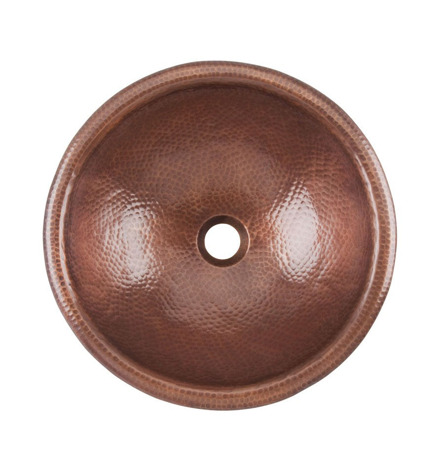 Thompson Traders Thompson Traders Tacambaro Antique Copper Bathroom Sink - Culinary Kitchen OKC