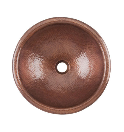 Thompson Traders Thompson Traders Tacambaro Antique Copper Bathroom Sink - Culinary Kitchen OKC