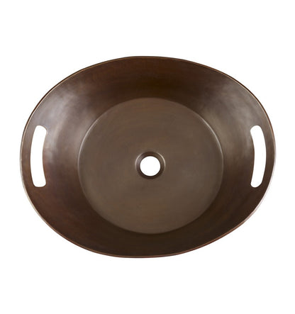 Thompson Traders Thompson Traders Santa Clara Copper Verde Bathroom Sink - Culinary Kitchen OKC