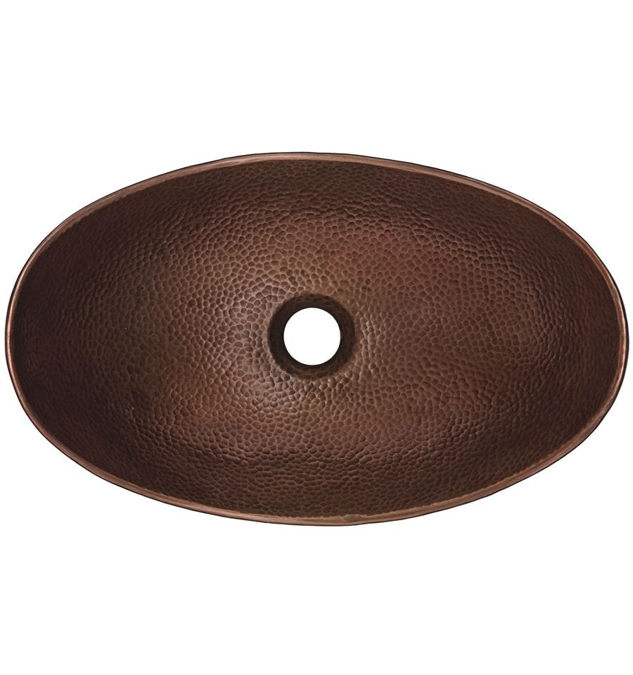 Thompson Traders Thomson Traders Ocampo Antique Copper Bathroom Sink - Culinary Kitchen OKC