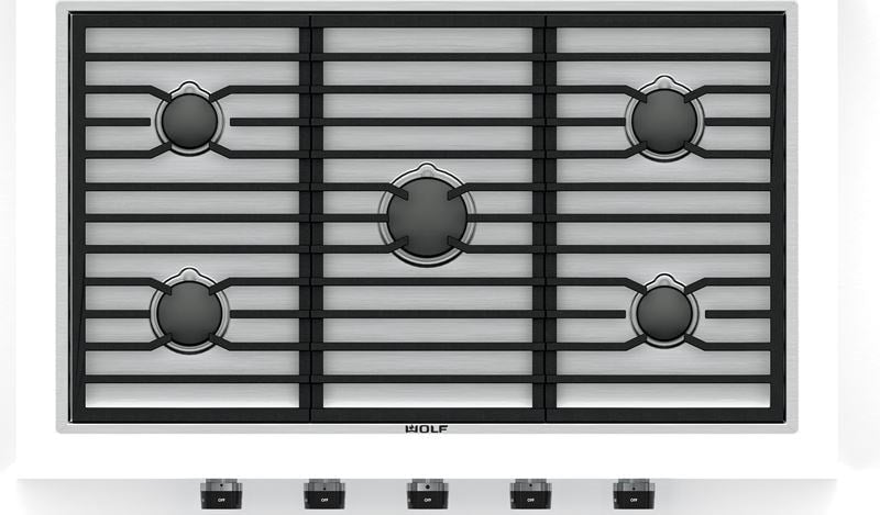 Wolf Wolf 36" Contemporary Gas Cooktop - 5 Burners - Culinary Kitchen OKC