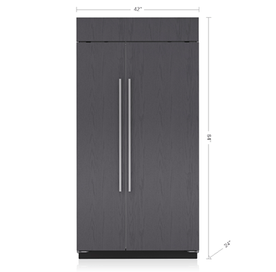 Sub-Zero 42" Classic Side-by-Side Refrigerator/Freezer - Panel Ready