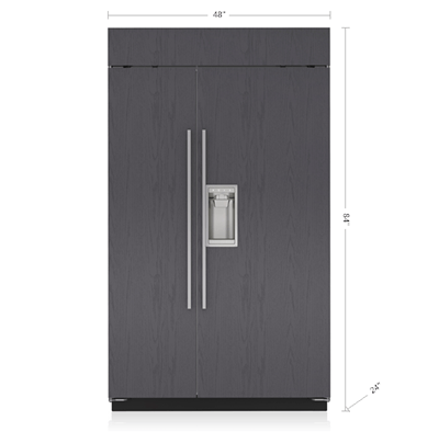 Sub-Zero 48" Classic Side-by-Side Refrigerator/Freezer with Dispenser - Panel Ready