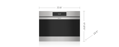 Wolf Wolf 24" M Series Contemporary Stainless Steel Handleless Convection Steam Oven - Culinary Kitchen OKC