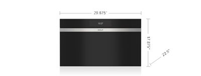 Wolf Wolf 30" M Series Contemporary Handleless Convection Steam Oven - Culinary Kitchen OKC