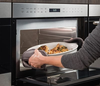 Wolf Wolf 24" E Series Transitional Drop-Down Door Microwave Oven - Legacy - Culinary Kitchen OKC
