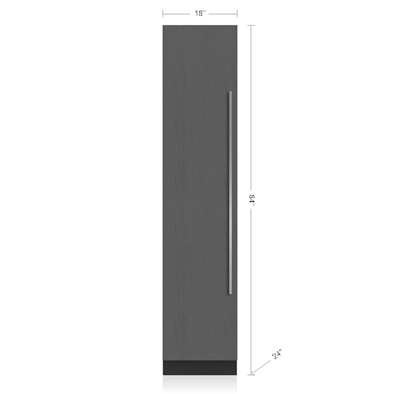 Sub-Zero 18" Designer Column Freezer with Ice Maker - Panel Ready