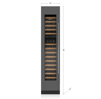 Sub-Zero 18" Designer Wine Storage - Panel Ready