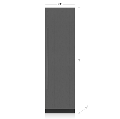 Sub-Zero 24" Designer Column Freezer with Ice Maker - Panel Ready