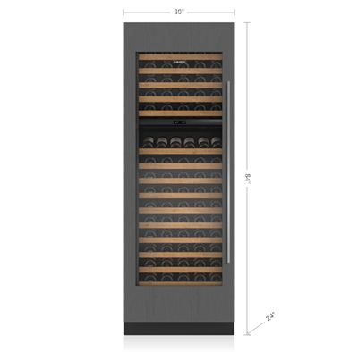 Sub-Zero 30" Designer Wine Storage - Panel Ready