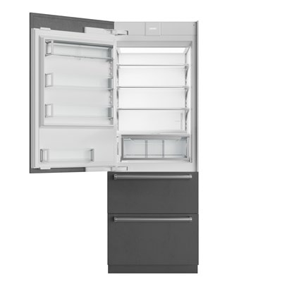 Sub-Zero 30" Designer Over-and-Under Freezer with Ice Maker - Panel Ready