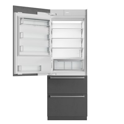 Sub-Zero 30" Designer Over-and-Under Refrigerator/Freezer with Ice Maker and Internal Dispenser - Panel Ready