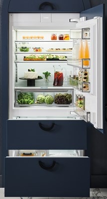 Sub-Zero 36" Designer Over-and-Under Refrigerator/Freezer with Ice Maker - Panel Ready