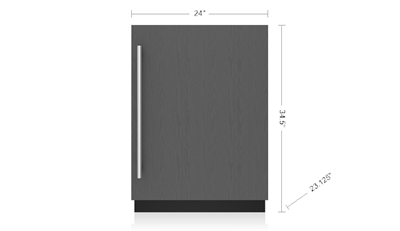 Sub-Zero 24" Designer Undercounter Refrigerator/Freezer with Ice Maker – Panel Ready