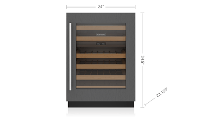 Sub-Zero 24" Designer Undercounter Wine Storage - Panel Ready