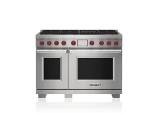 Wolf 48" Dual Fuel Range - 6 Burners and Infrared Charbroiler
