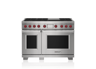 Wolf 48" Dual Fuel Range - 6 Burners and Infrared Griddle