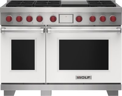 Wolf 48" Dual Fuel Range - 6 Burners and Infrared Griddle