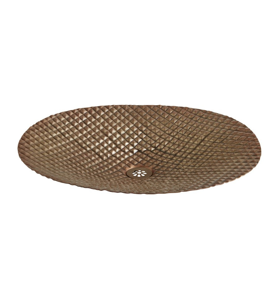 Thompson Traders Thompson Traders Puebla Diamond Quilt Bathroom Sink - Culinary Kitchen OKC