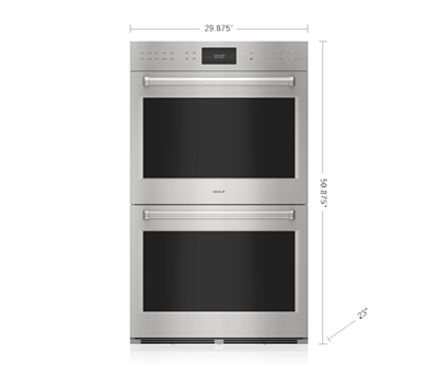 Wolf Wolf 30" E Series Professional Built-In Double Oven - Culinary Kitchen OKC