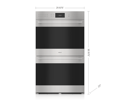Wolf Wolf 30" E Series Transitional Built-In Double Oven - Culinary Kitchen OKC