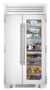 True True 42" Side-by-Side Refrigerator Glass Door - Culinary Kitchen OKC