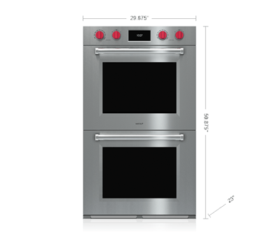 Wolf Wolf 30" M Series Professional Built-In Double Oven - Culinary Kitchen OKC