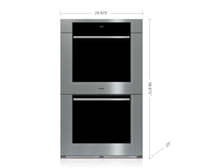 Wolf Wolf 30" M Series Transitional Built-In Double Oven - Culinary Kitchen OKC