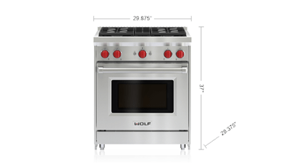 Wolf 30" Gas Range