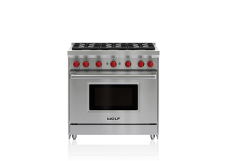 Wolf Wolf 36" Gas Range - 6 Burners - Culinary Kitchen OKC