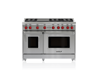 Wolf Wolf 48" Gas Range - 6 Burners and Infrared Griddle - Culinary Kitchen OKC
