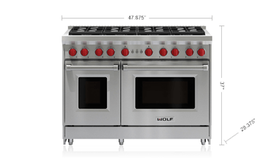 Wolf 48" Gas Range - 8 Burners