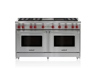 Wolf 60" Gas Range - 6 Burners, Infrared Charbroiler and Infrared Griddle