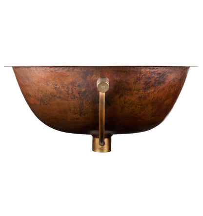 Thompson Traders Uruapan Aged Copper Bathroom Sink