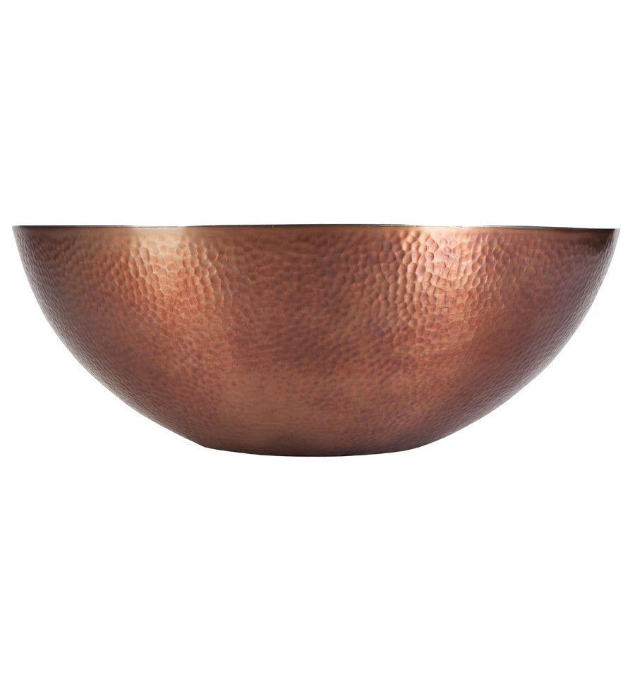 Thompson Traders Thompson Traders Guadalupe Stainless and Antique Copper Bathroom Sink - Culinary Kitchen OKC