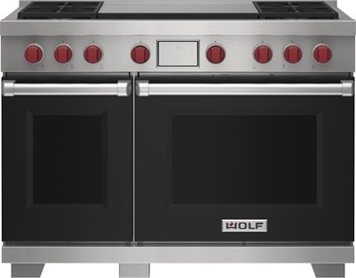 Wolf 48" Dual Fuel Range - 4 Burners and Infrared Dual Griddle