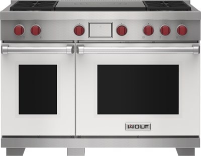 Wolf 48" Dual Fuel Range - 4 Burners and French Top
