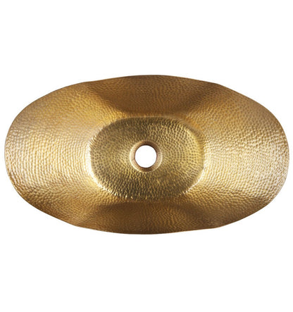 Thompson Traders Thompson Traders Cordoba Antique Satin Gold Bathroom Sink - Culinary Kitchen OKC