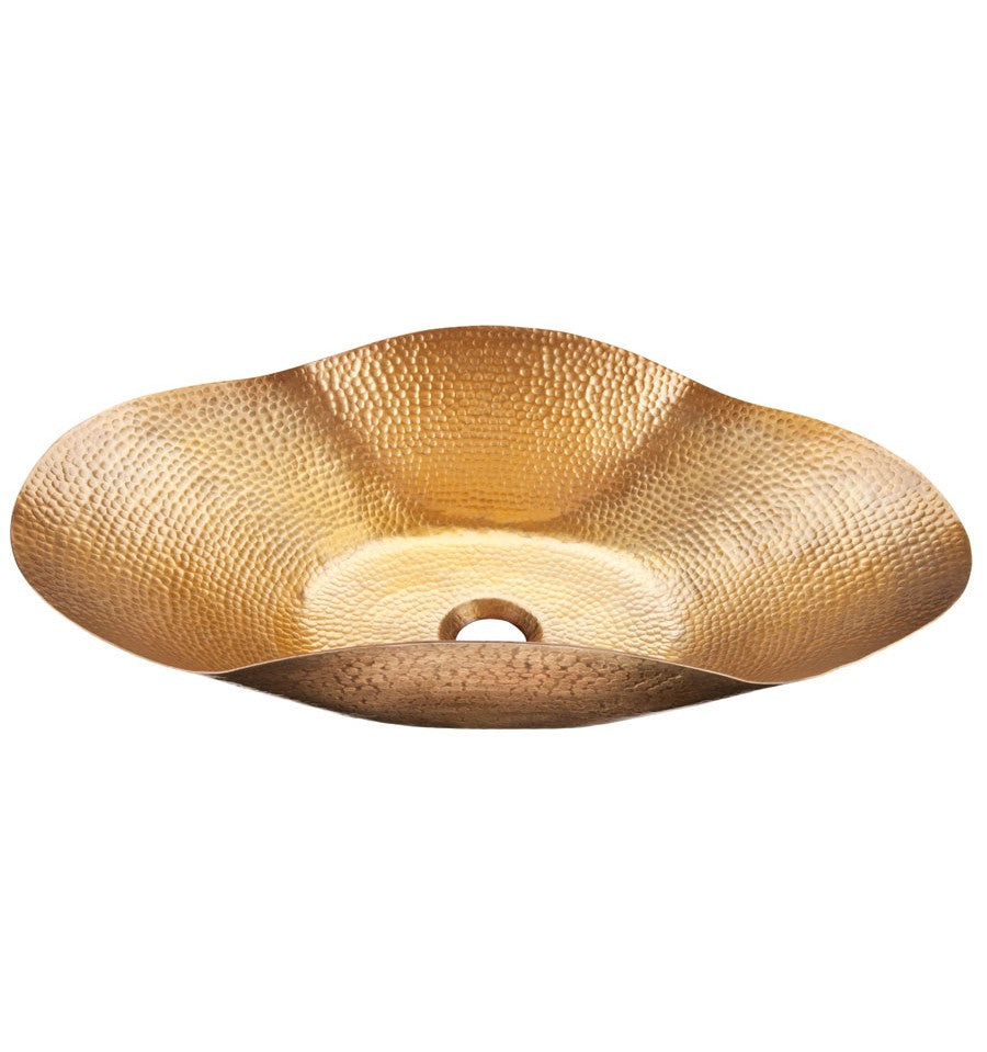 Thompson Traders Thompson Traders Cordoba Antique Satin Gold Bathroom Sink - Culinary Kitchen OKC