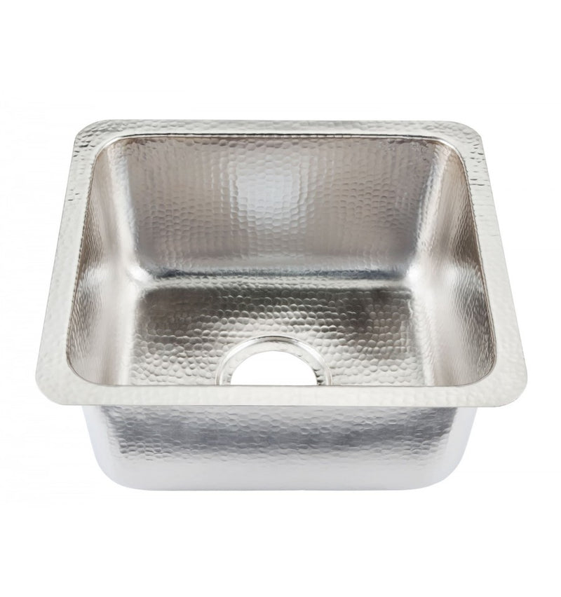 Thompson Traders Thompson Traders Rivera Hammered Nickel Kitchen Sink - Culinary Kitchen OKC