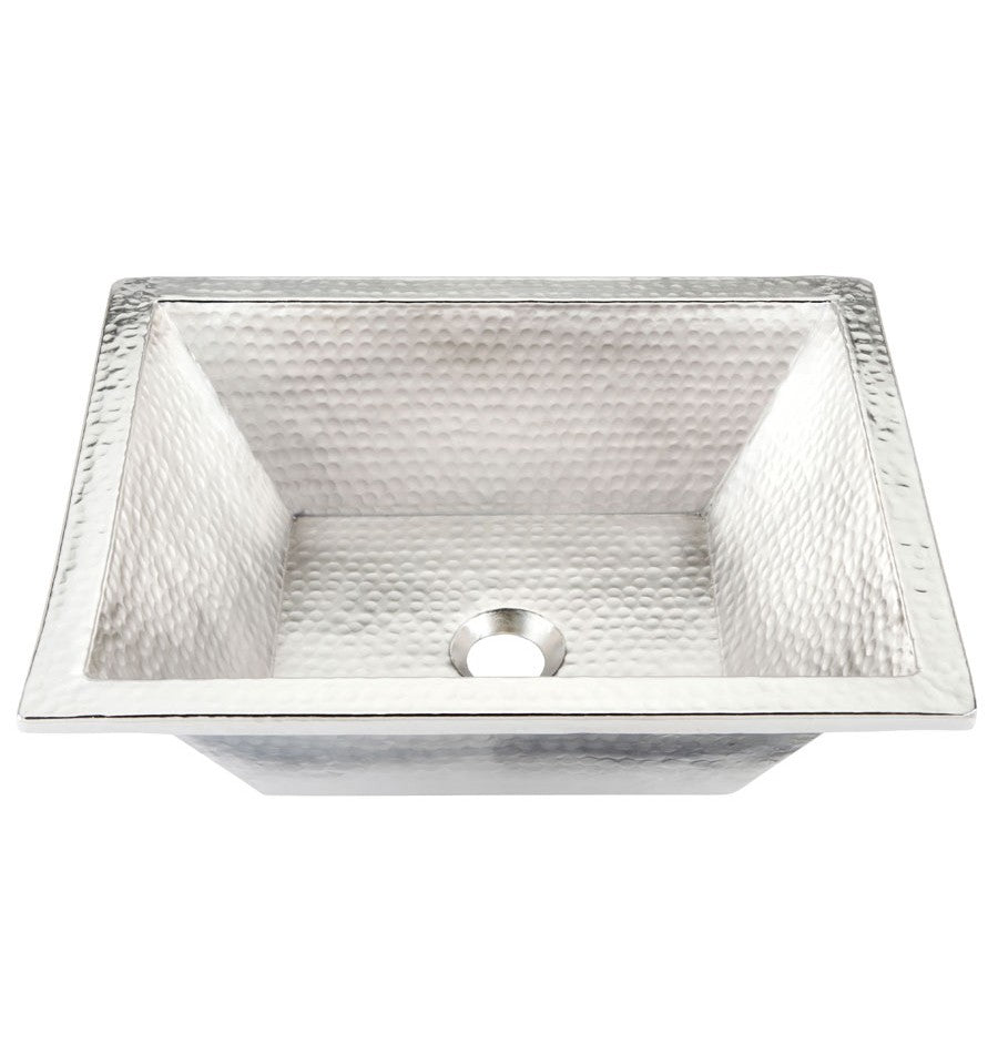 Thompson Traders Tonala Hammered Nickel Bathroom Sink