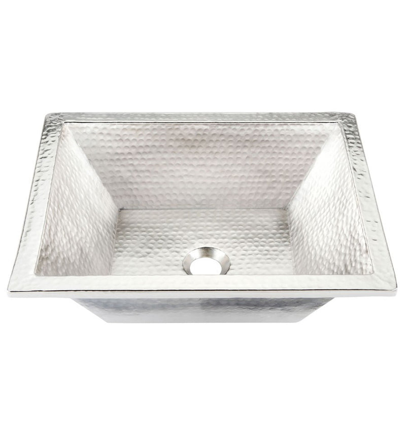 Thompson Traders Tonala Hammered Nickel Bathroom Sink