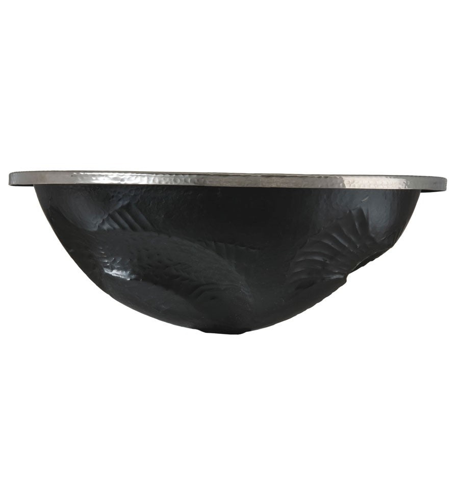Thompson Traders Zihuatanejo Hammered Nickel Bathroom Sink