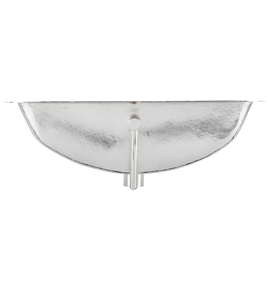Thompson Traders Thompson Traders Taxco Hammered Nickel Bathroom Sink - Culinary Kitchen OKC