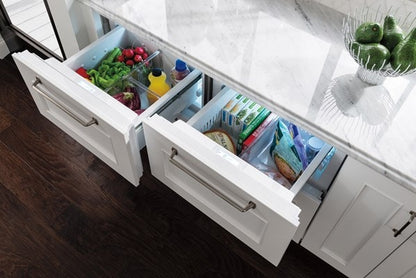 Sub-Zero 24" Designer Freezer Drawers with Ice Maker - Panel Ready