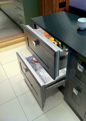 Sub-Zero 36" Designer Refrigerator/Freezer Drawers with Ice Maker - Panel Ready