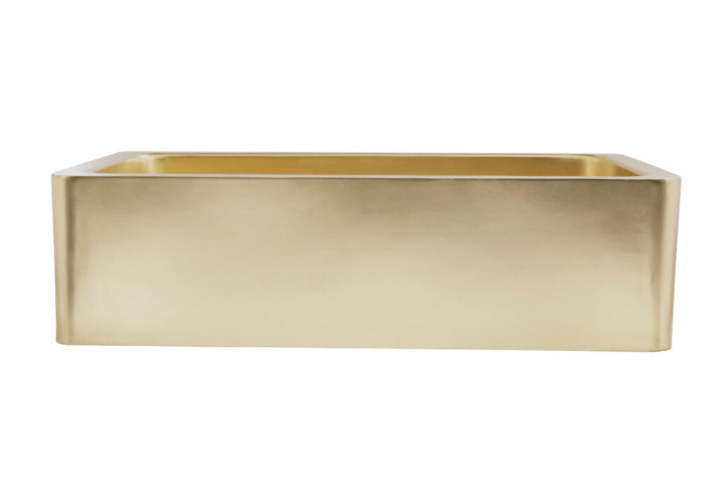 Thompson Traders Thompson Traders Quiroga Smooth Bass Kitchen Brass - Culinary Kitchen OKC